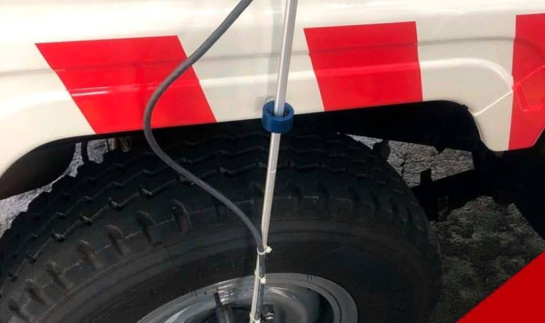 Detalle sensor en rueda